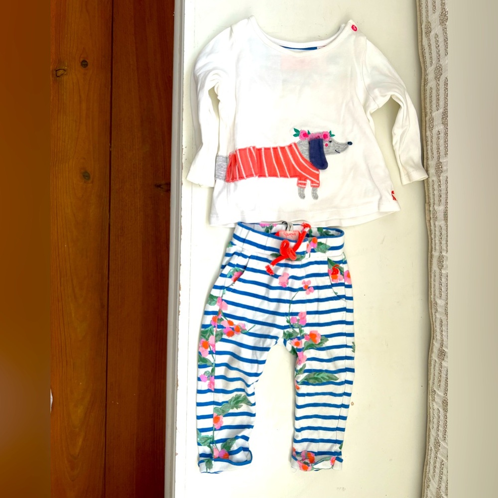 Joules Set 6-9 mo *like new*